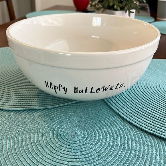 Rae Dunn Ceramic Happy Halloween Bowl - Picture 1 of 4